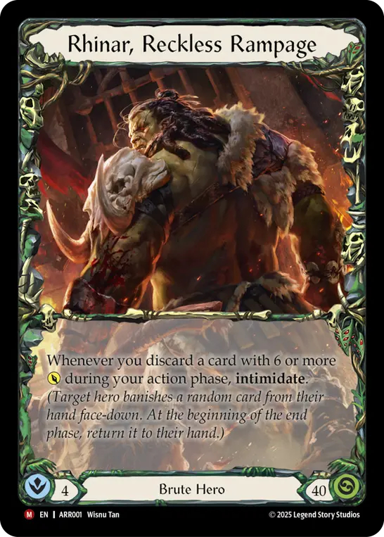 Rhinar, Reckless Rampage ARR001