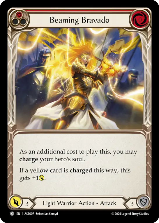 Beaming Bravado (Red) ASB007