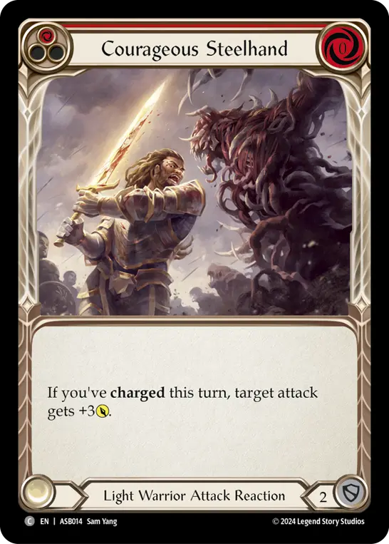 Courageous Steelhand (Red) ASB014