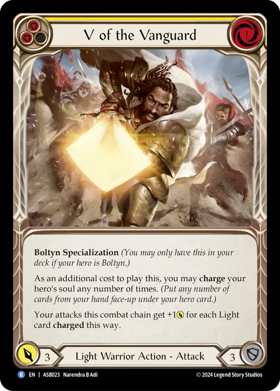 V of the Vanguard (Yellow)