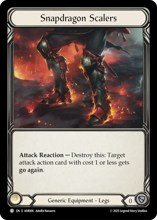 Snapdragon Scalers ASR006, carta de Flesh and Blood de Armory Deck - Ira