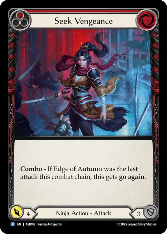 Seek Vengeance (Red)