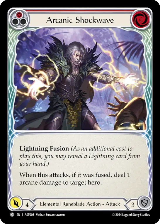 Arcanic Shockwave (Red) AST008