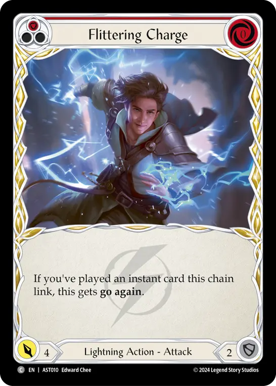 Flittering Charge (Red) AST010