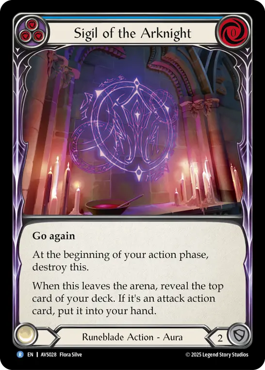 Sigil of the Arknight (Blue) AVS028