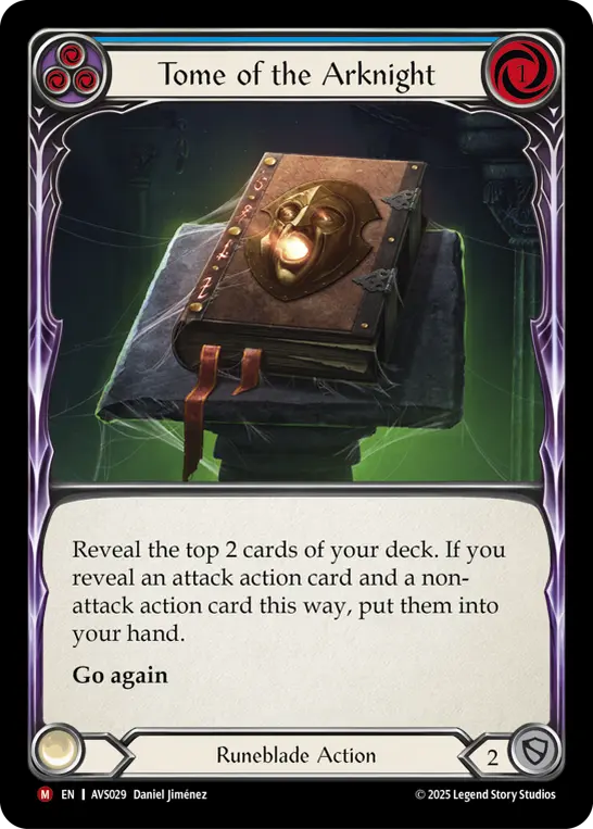 Tome of the Arknight (Blue) AVS029