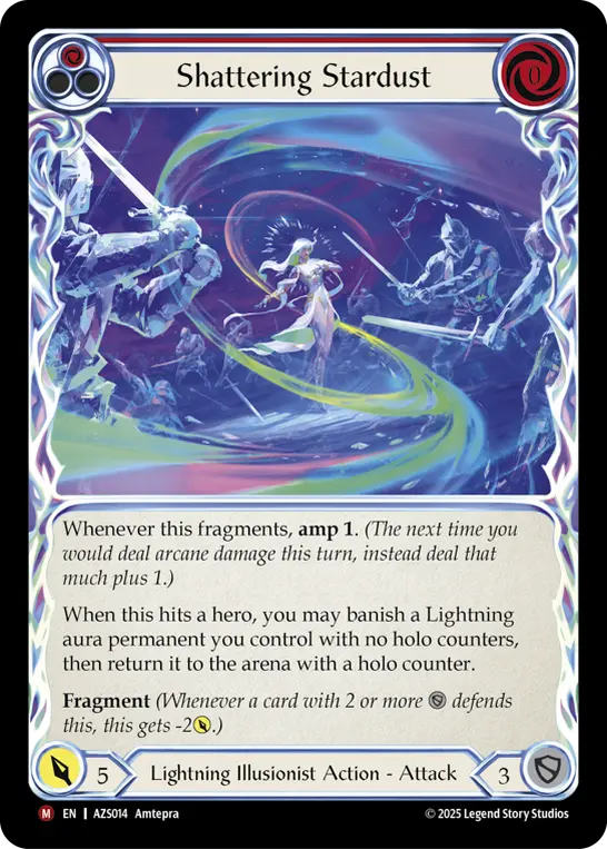 Shattering Stardust (Red) AZS014