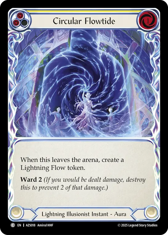 Circular Flowtide (Yellow) AZS018