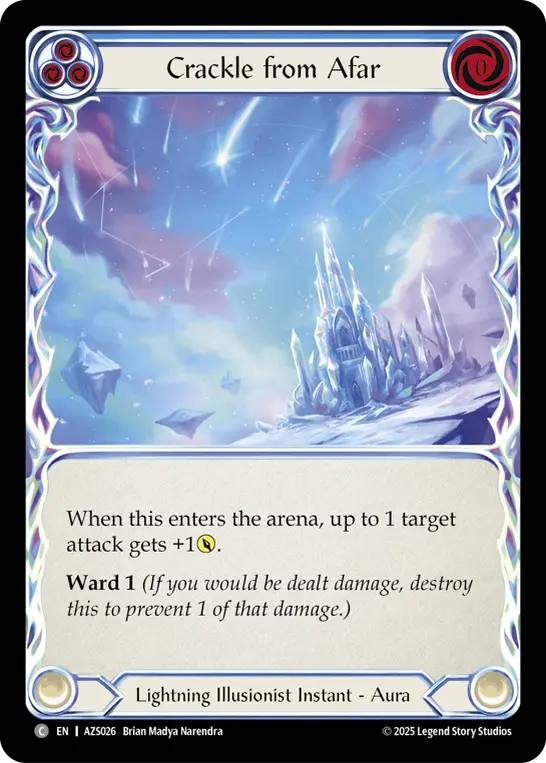 Crackle from Afar (Blue) AZS026