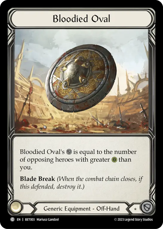 Bloodied Oval BET003