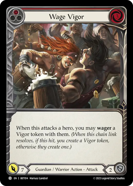 Wage Vigor (Red) BET014