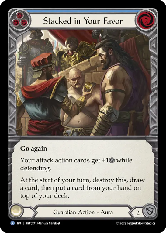 Stacked in Your Favor (Blue) BET027