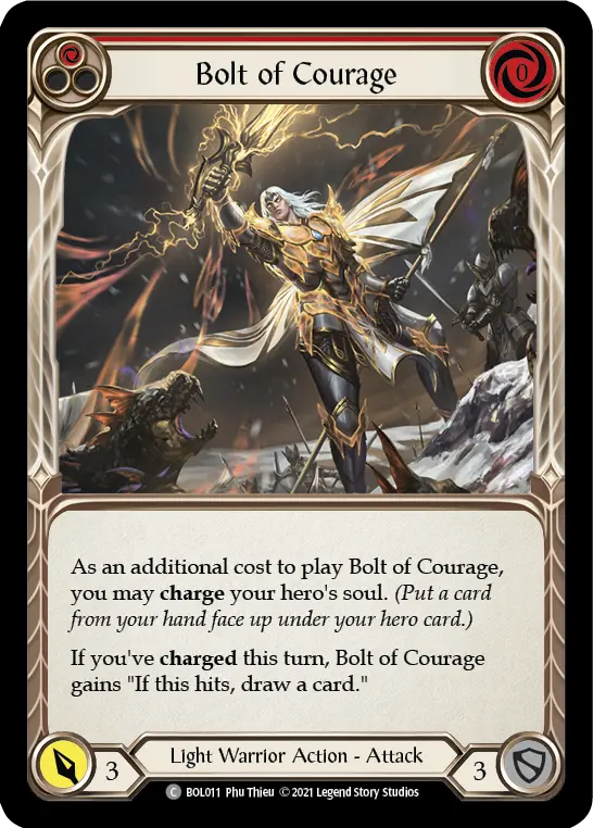 Bolt of Courage (Red) BOL011