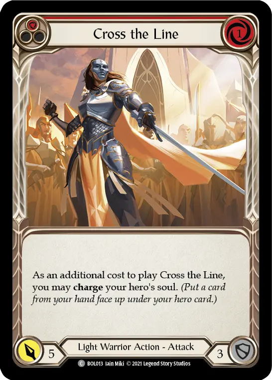 Cross the Line (Red) BOL013