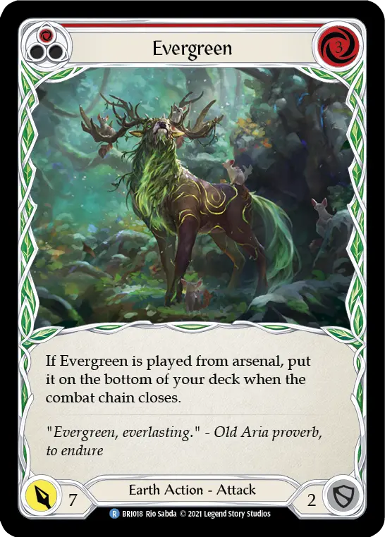Evergreen (Red) BRI018