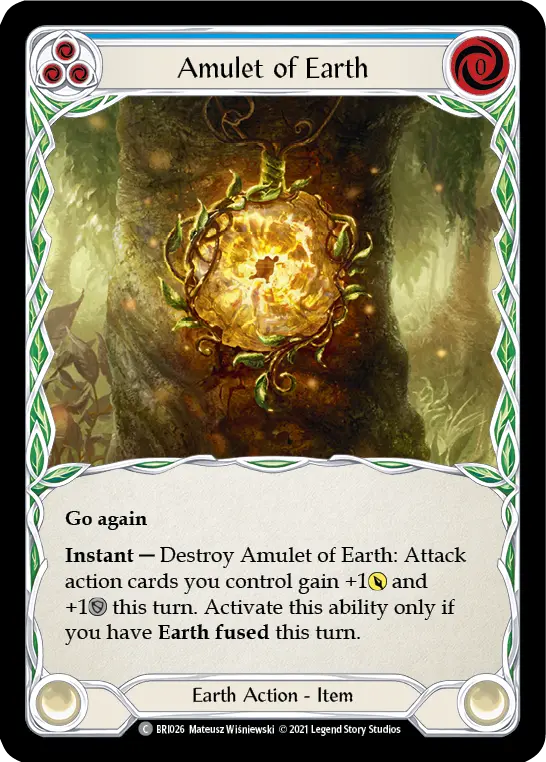 Amulet of Earth (Blue) BRI026