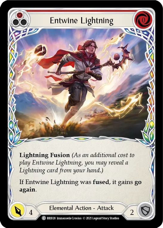 Entwine Lightning (Red) BRI028
