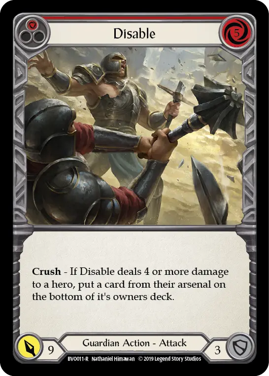 Disable (Red) BVO011