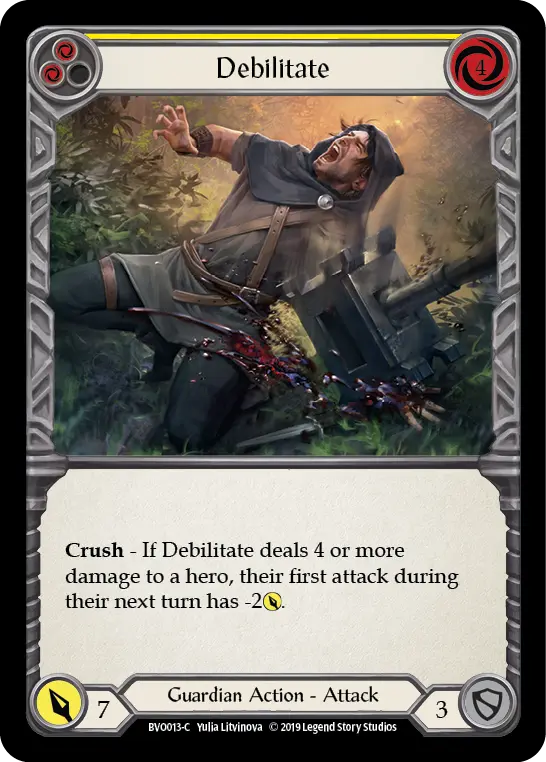 Debilitate (Yellow) BVO013