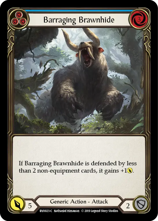 Barraging Brawnhide (Blue) BVO023