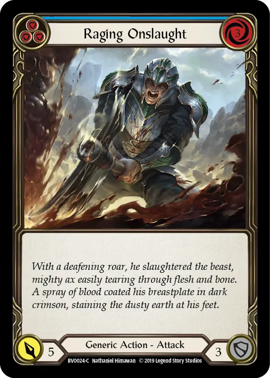 Raging Onslaught (Blue) BVO024