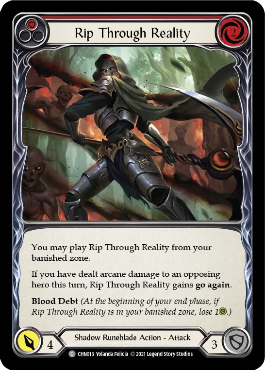 Rip Through Reality (Red) CHN013