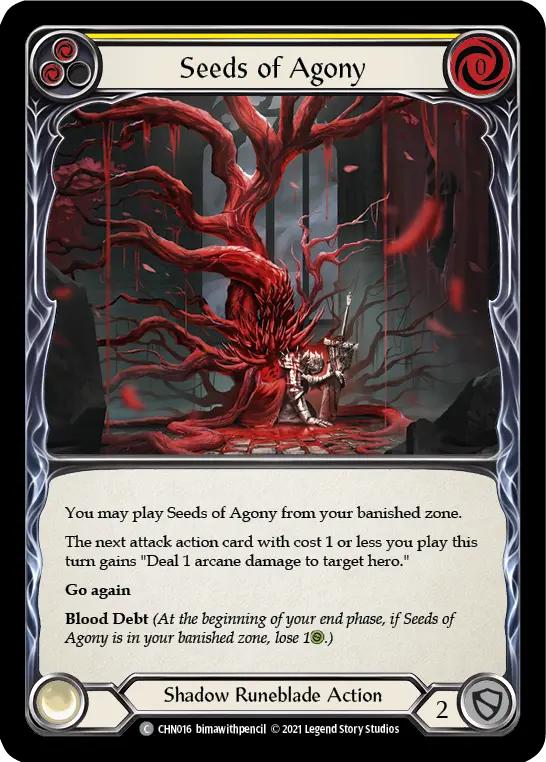 Seeds of Agony (Yellow) CHN016