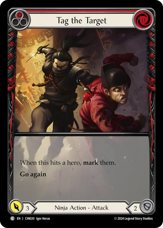 Tag the Target (Red) CIN020