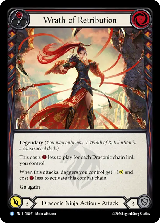 Wrath of Retribution (Red) CIN021
