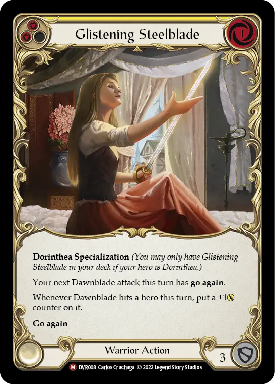 Glistening Steelblade (Yellow) DVR008