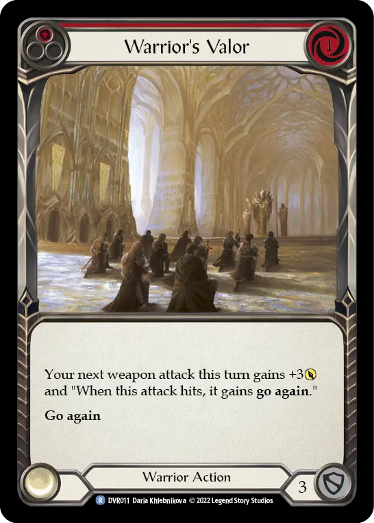 Warrior's Valor (Red) DVR011