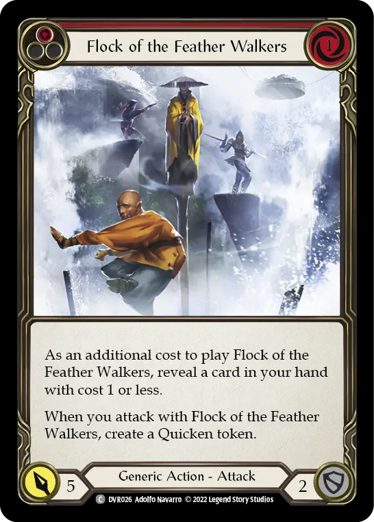 Flock of the Feather Walkers (Red) DVR026