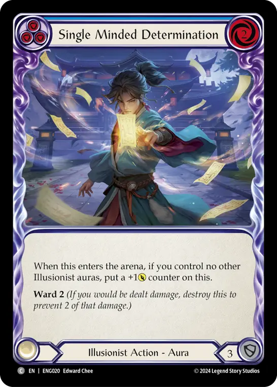 Single Minded Determination (Blue) ENG020