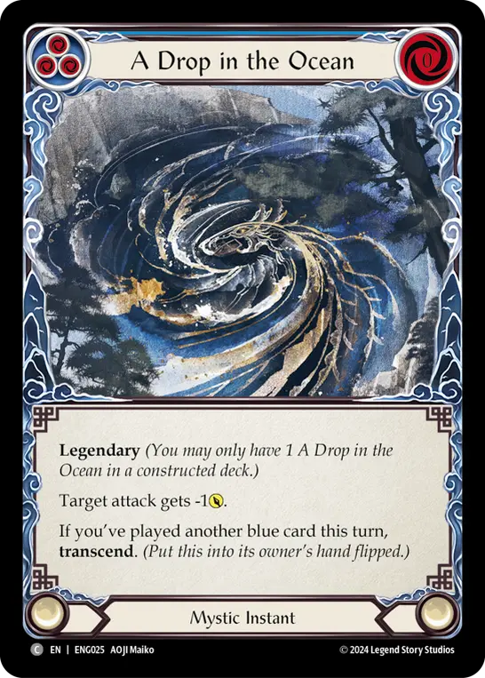 A Drop in the Ocean (Blue) ENG025
