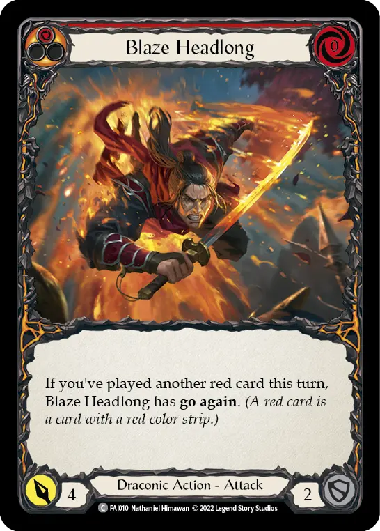 Blaze Headlong (Red)