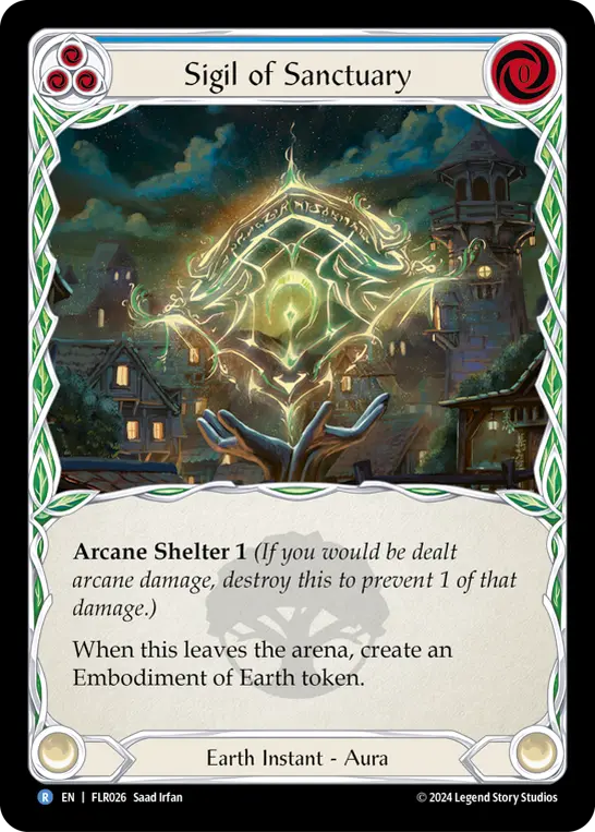 Sigil of Sanctuary (Blue) FLR026