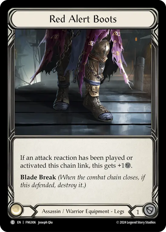 Red Alert Boots FNG006