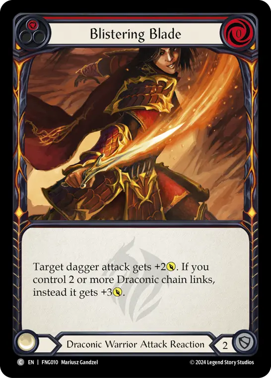 Blistering Blade (Red) FNG010