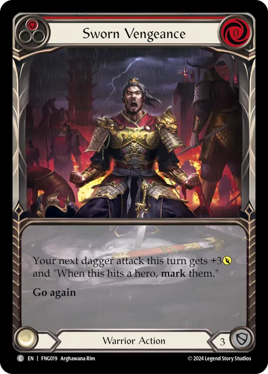 Sworn Vengeance (Red) FNG019