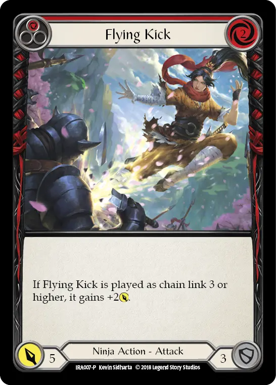 Flying Kick (Red) IRA007