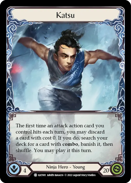 Katsu KAT001, carta de Flesh and Blood de Katsu Blitz Deck