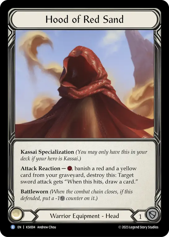 Hood of Red Sand KSI004