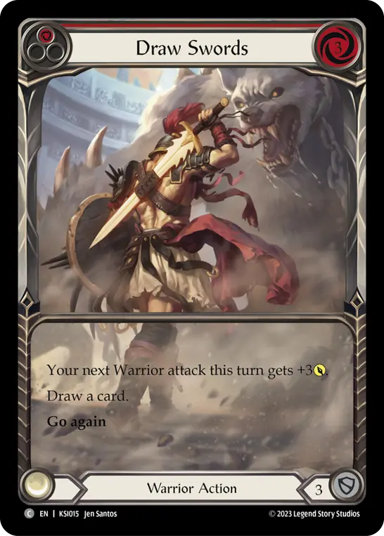 Draw Swords (Red) KSI015