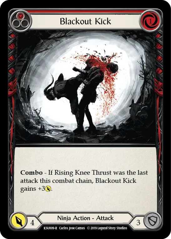 Blackout Kick (Red) KSU009