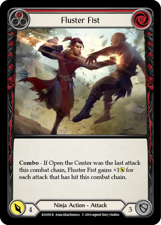Fluster Fist (Red) KSU010