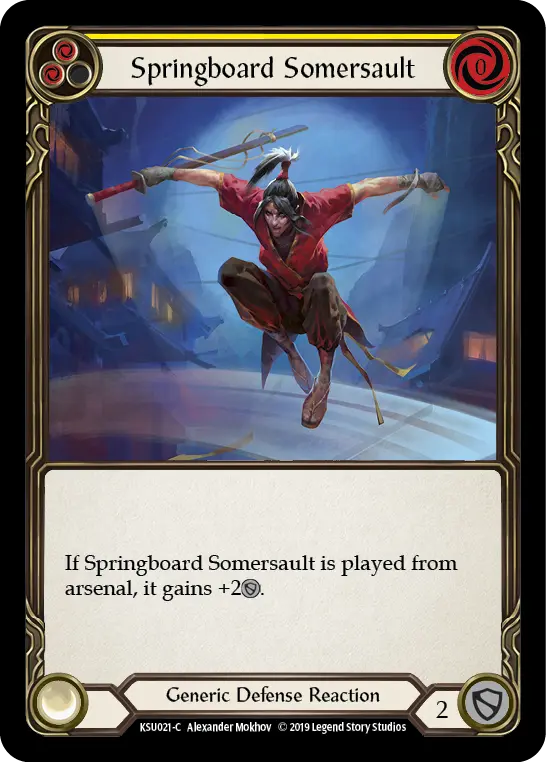 Springboard Somersault (Yellow) KSU021