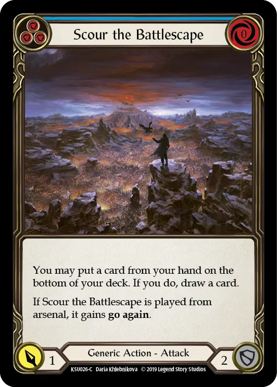 Scour the Battlescape (Blue) KSU026