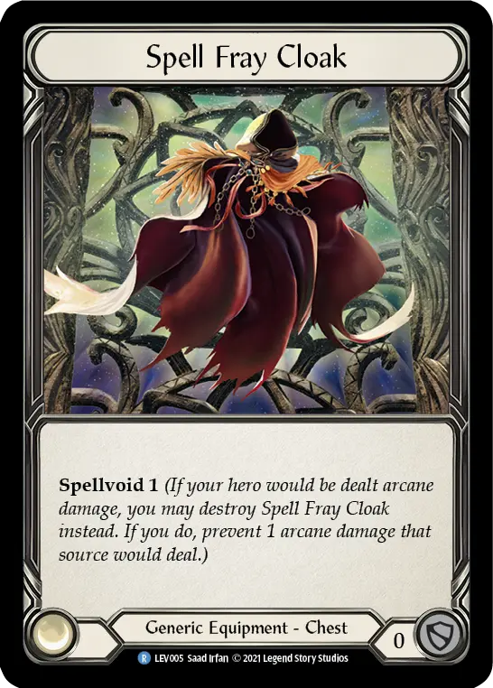 Spell Fray Cloak LEV005