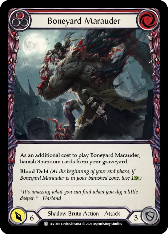 Boneyard Marauder (Red) LEV009