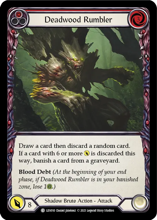 Deadwood Rumbler (Red) LEV010